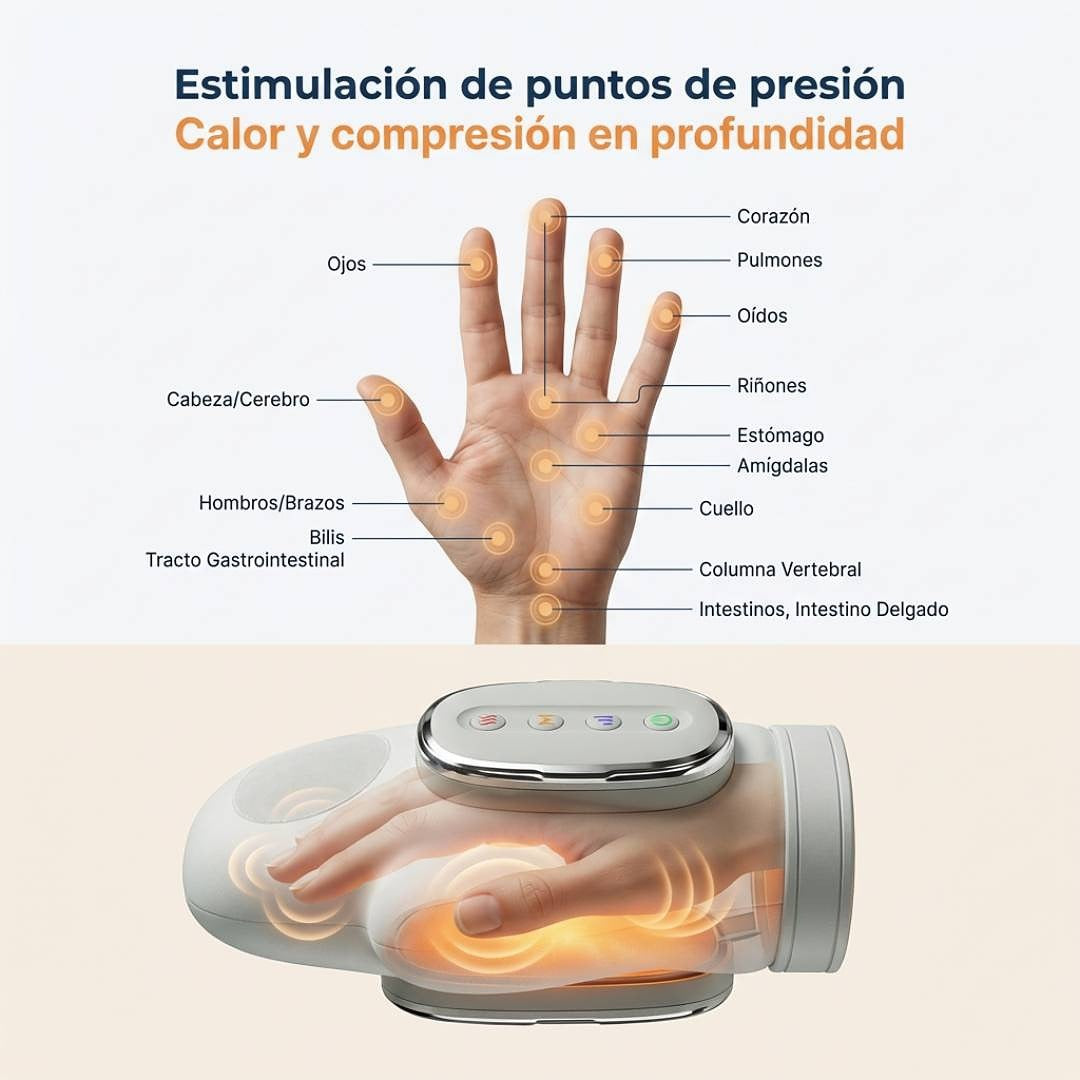 Vuelve a sentir tus manos normales en 15 min, sin esfuerzo.